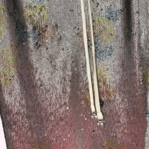 Like New! Free People Sz S Double Take Floral Printed Sequin Slip Mini Dress - Picture 4 of 10